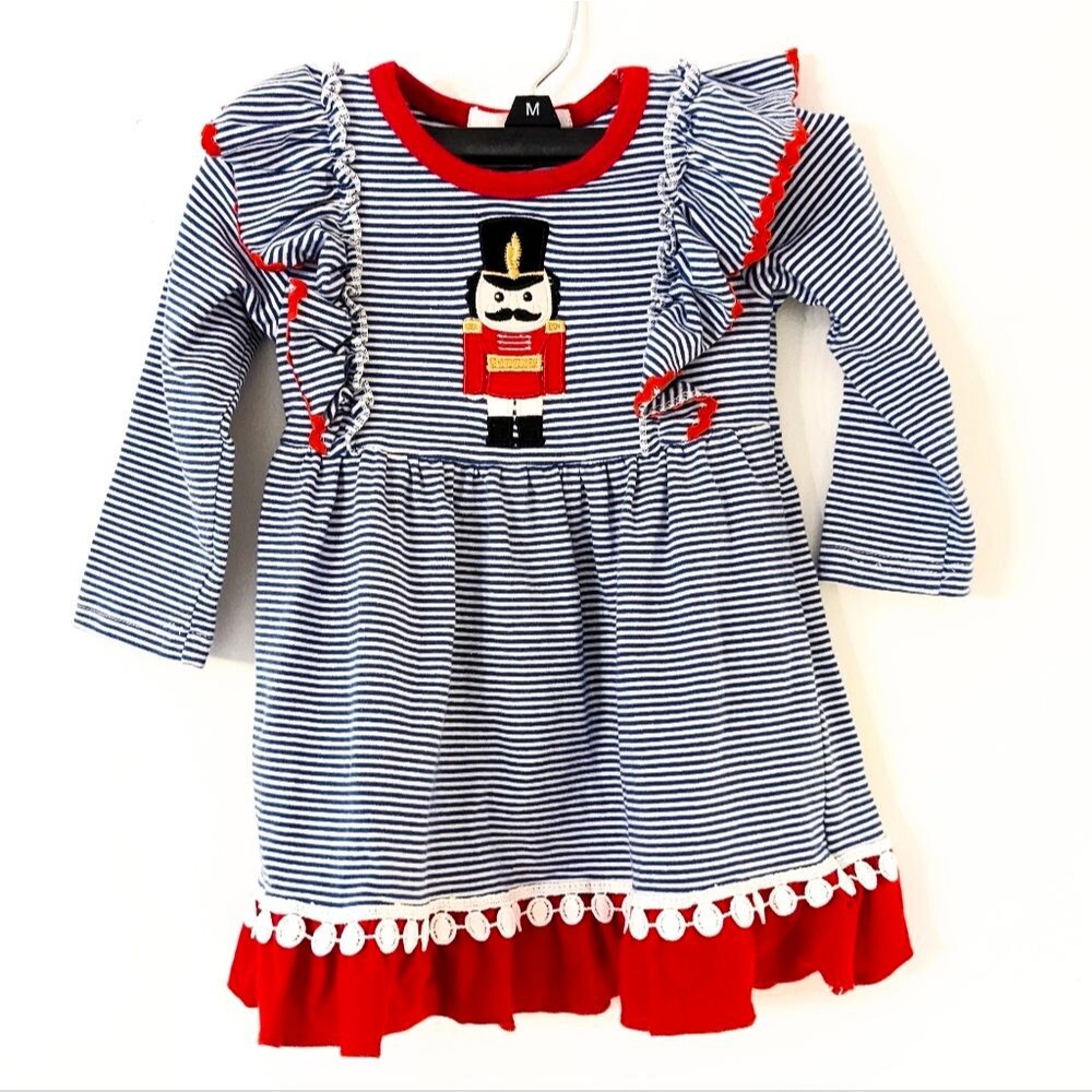 Marie Nicole Christmas Nutcracker Long Sleeve dress
